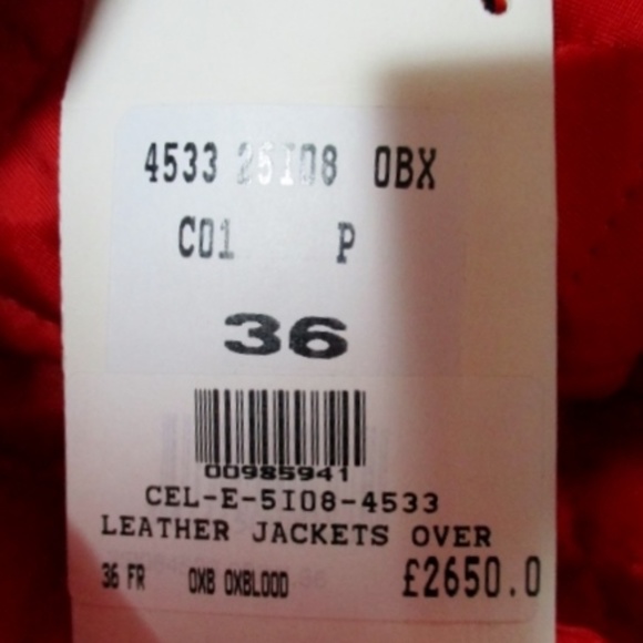 New CELINE ITALY LEATHER Moto Riding jacket coat - Picture 3 of 8